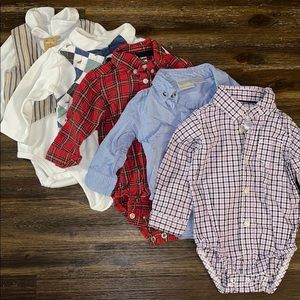 5 dress Onesies 6M
